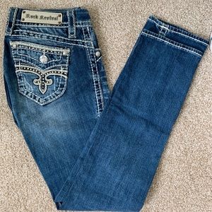 Rock Revival Straight cut jeans, worn twice!